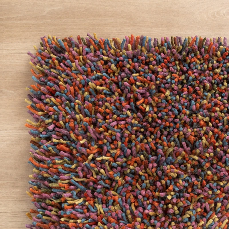 Wollteppich Hochflor - Elin Bunt