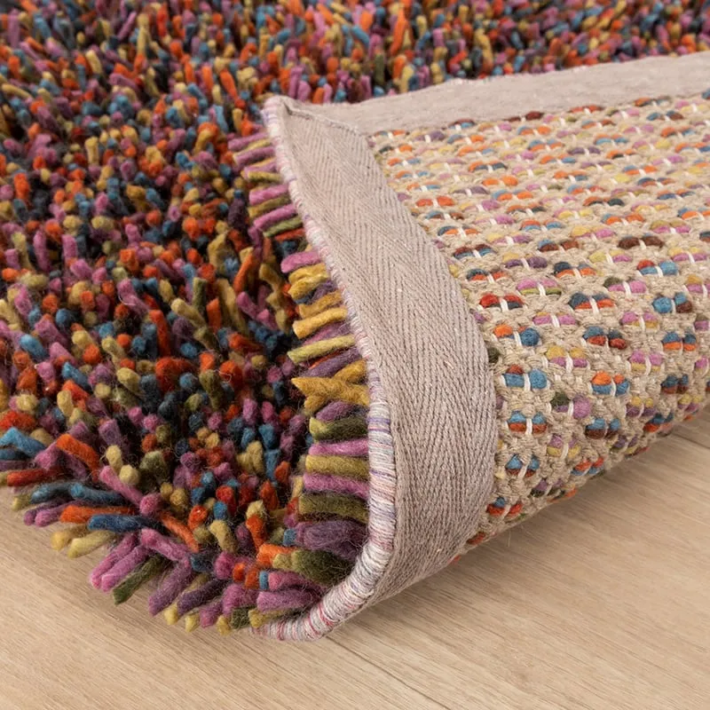 Wollteppich Hochflor - Elin Bunt