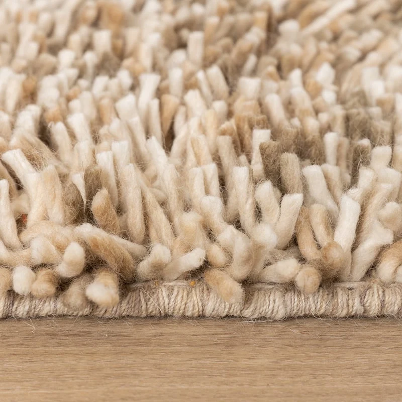 Wollteppich Hochflor - Elin Beige