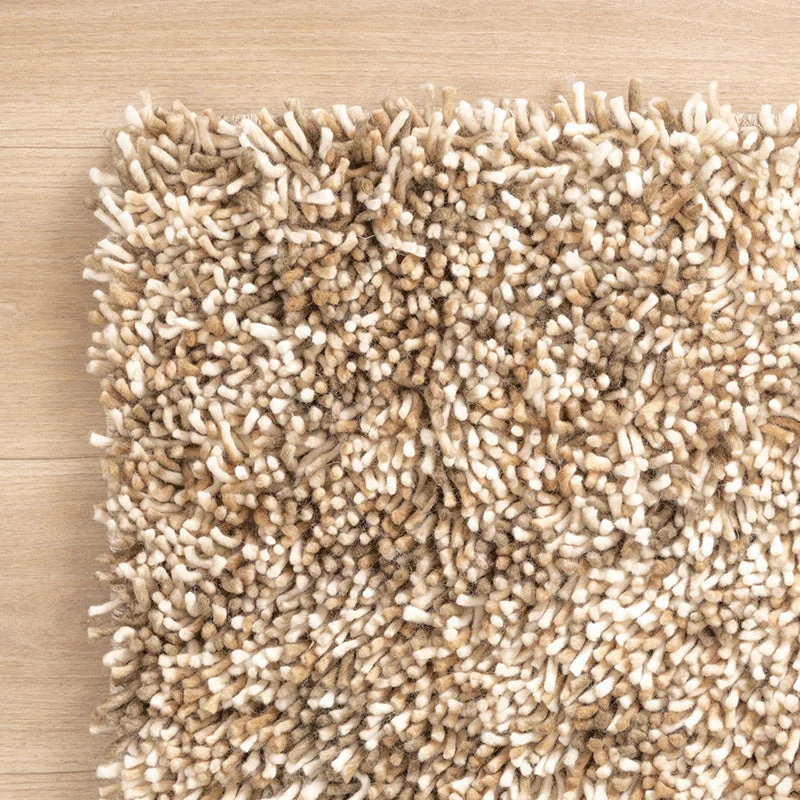 Wollteppich Hochflor - Elin Beige