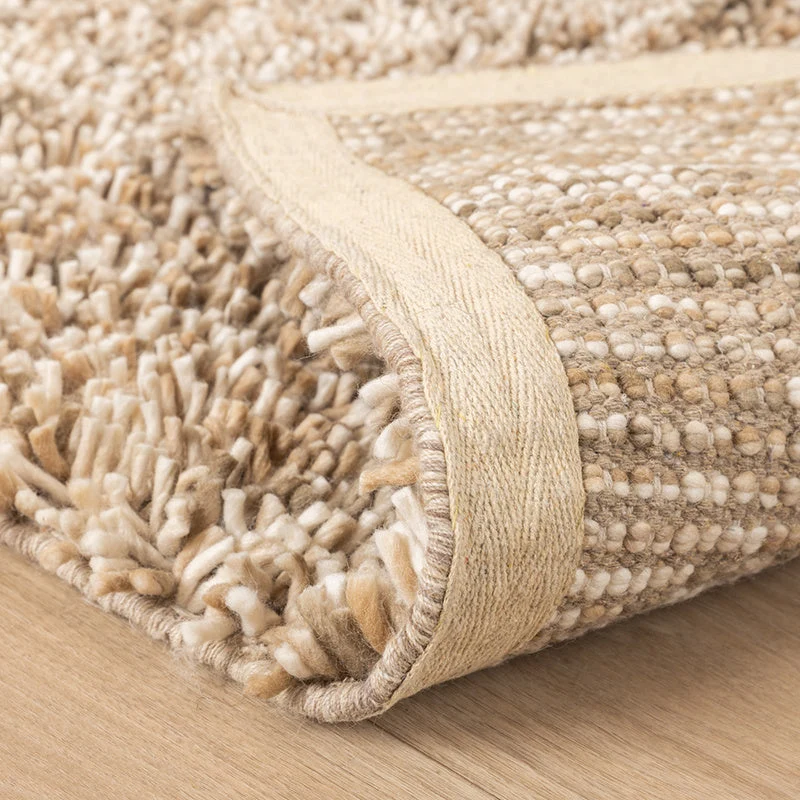 Wollteppich Hochflor - Elin Beige