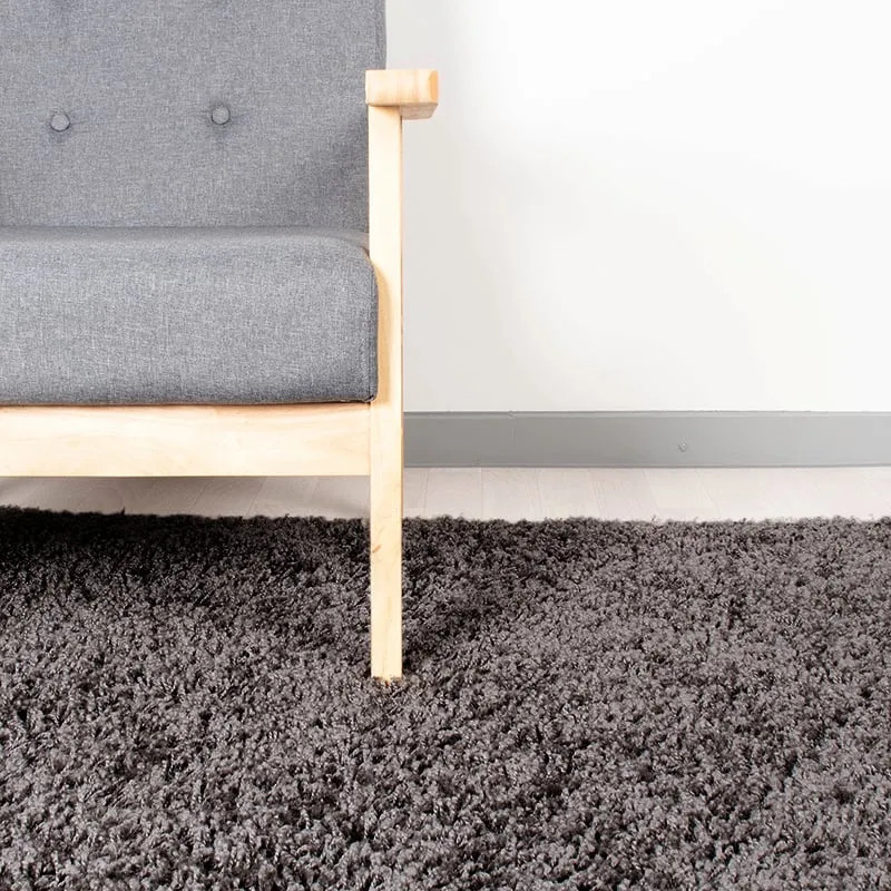 High Pile Runner - Solid Dark Grey
