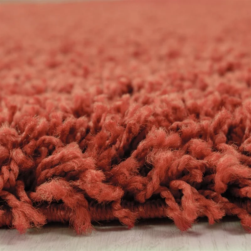 Hochflor Läufer - Life Terracotta