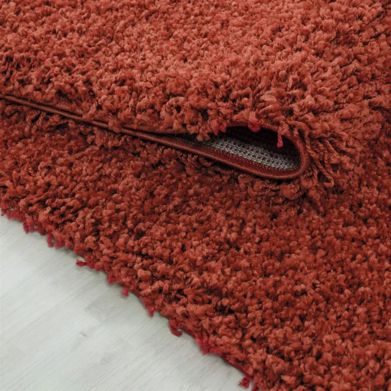 Hochflor Läufer - Life Terracotta
