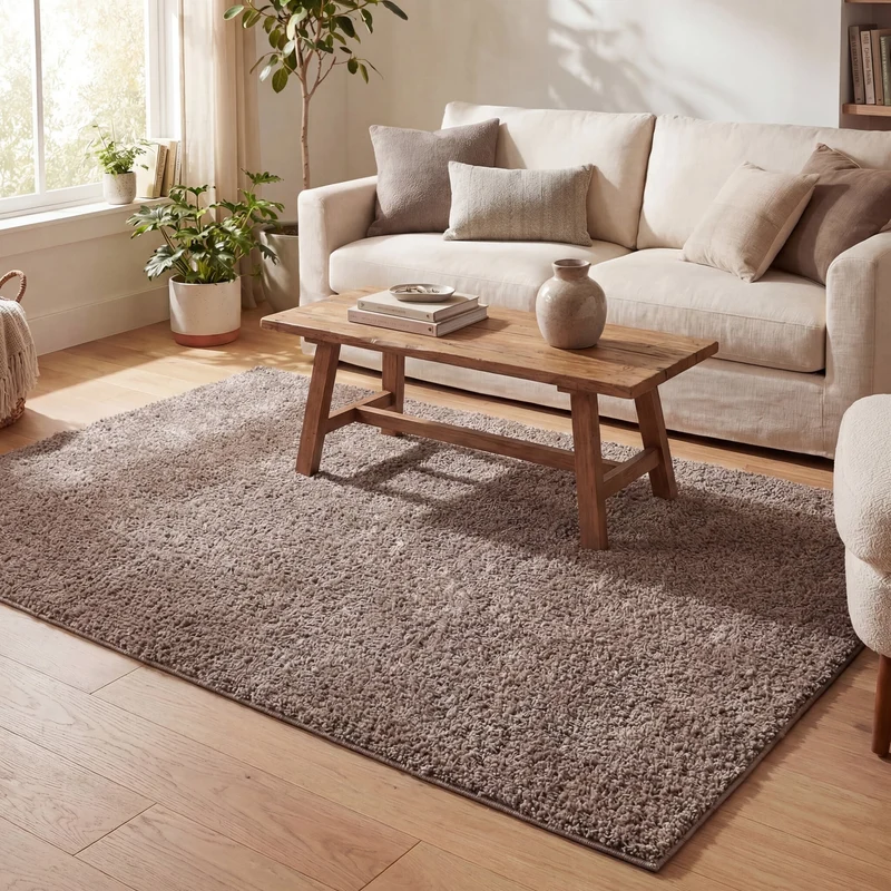 Teppich Hochflor - Lofty Taupe