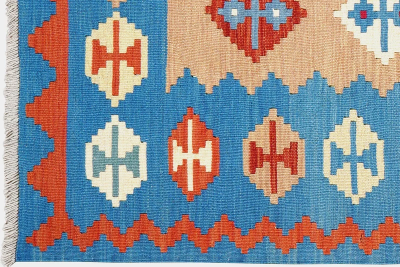 Kelim Gashgai · Handgewebt – Braun, 168x123 cm