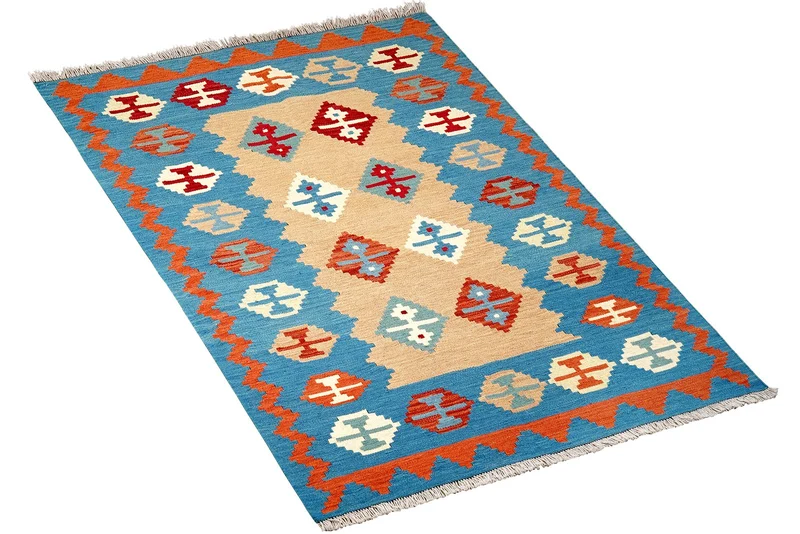 Kelim Gashgai · Handgewebt – Braun, 168x123 cm