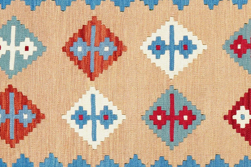 Kelim Gashgai · Handgewebt – Braun, 168x123 cm