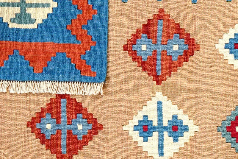 Kelim Gashgai · Handgewebt – Braun, 168x123 cm