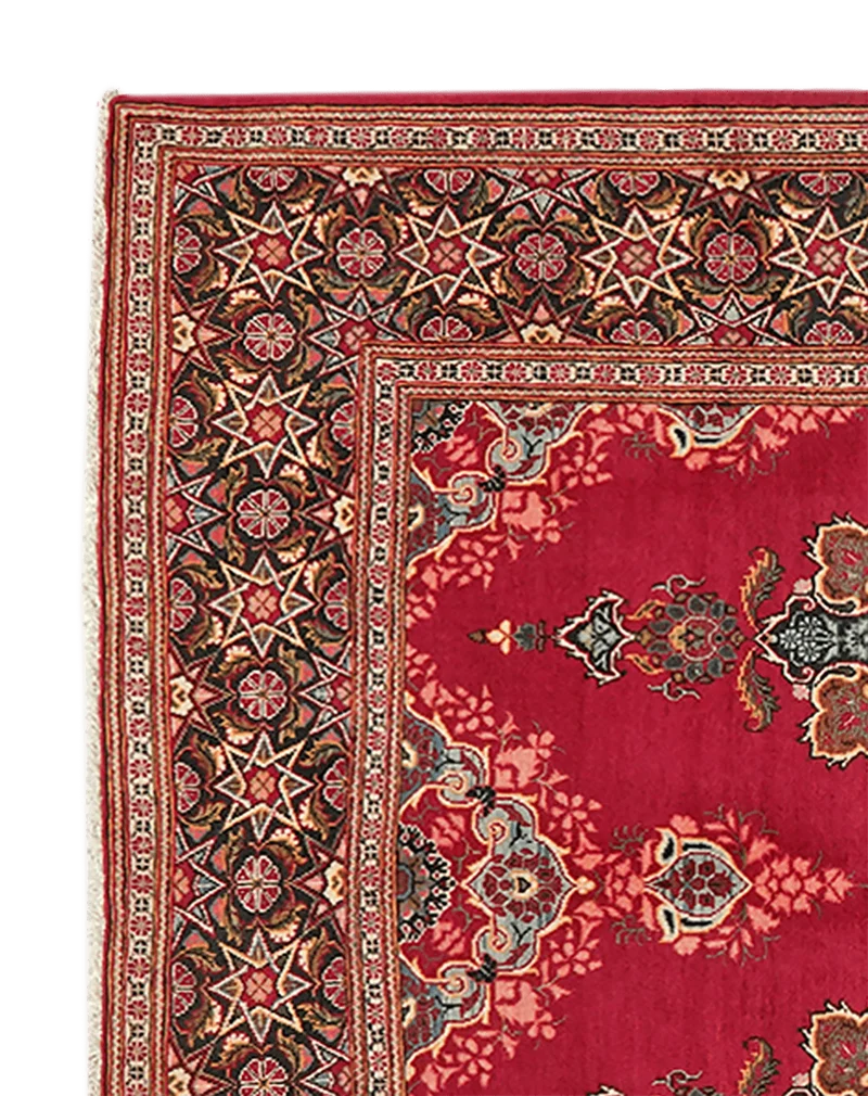 Kashan · Handgeknüpft – Rot, 230x141 cm