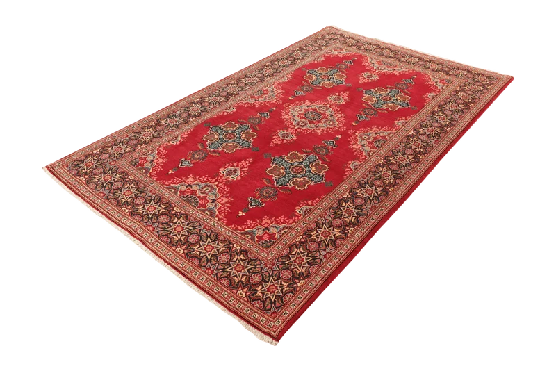 Kashan · Handgeknüpft – Rot, 230x141 cm