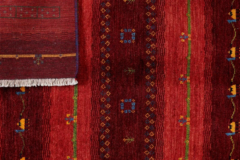 Rizbaf · Handgeknüpft – Bunt, 183x128 cm