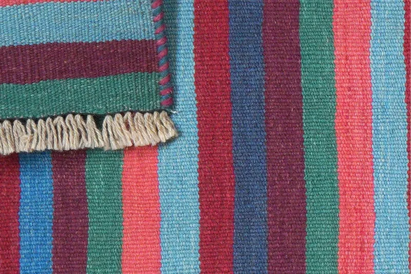 Kelim Gashgai · Handgewebt – Bunt, 196x56 cm