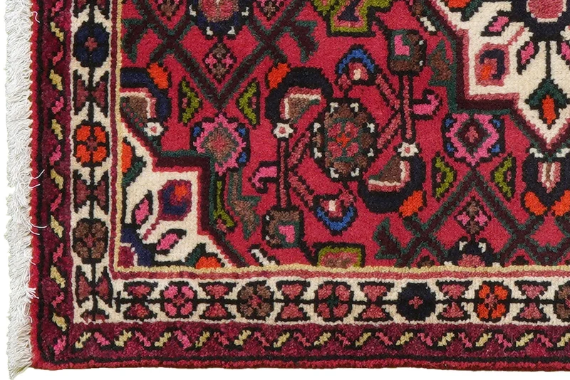 Hosseinabad · Handgeknüpft – Rot, 90x64 cm