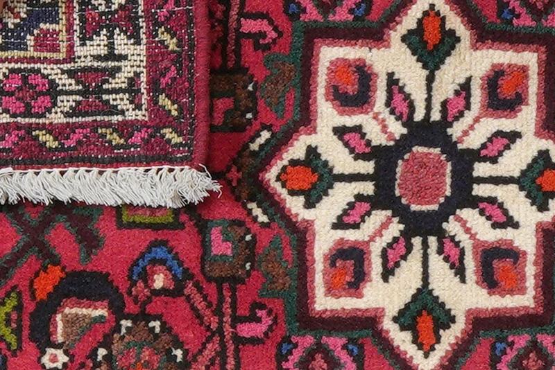 Hosseinabad · Handgeknüpft – Rot, 90x64 cm