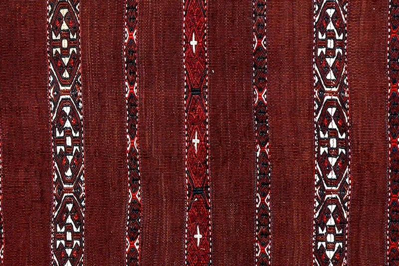Kelim Turkman · Handgewebt – Braun, 67x98 cm
