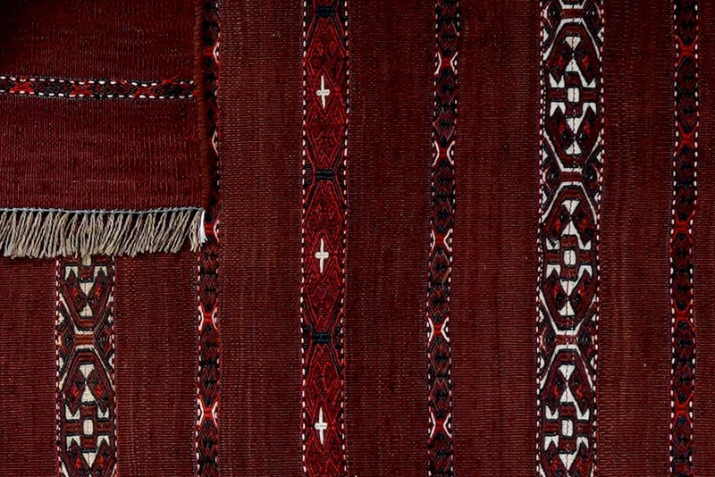 Kelim Turkman · Handgewebt – Braun, 67x98 cm