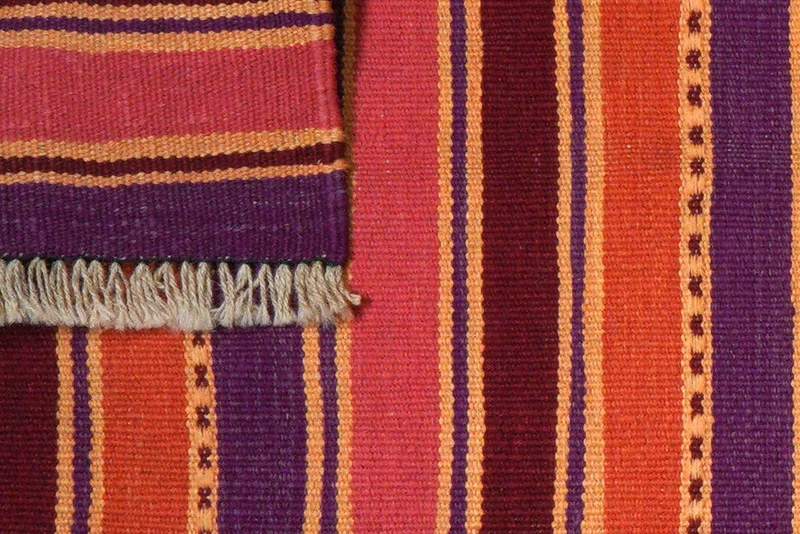 Kelim Gashgai · Handgewebt – Bunt, 195x63 cm