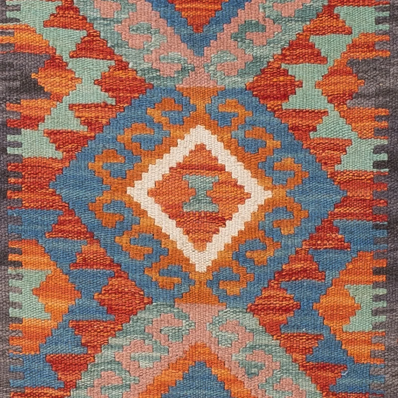 Kelim Maimene Teppich 101x150cm - bunt