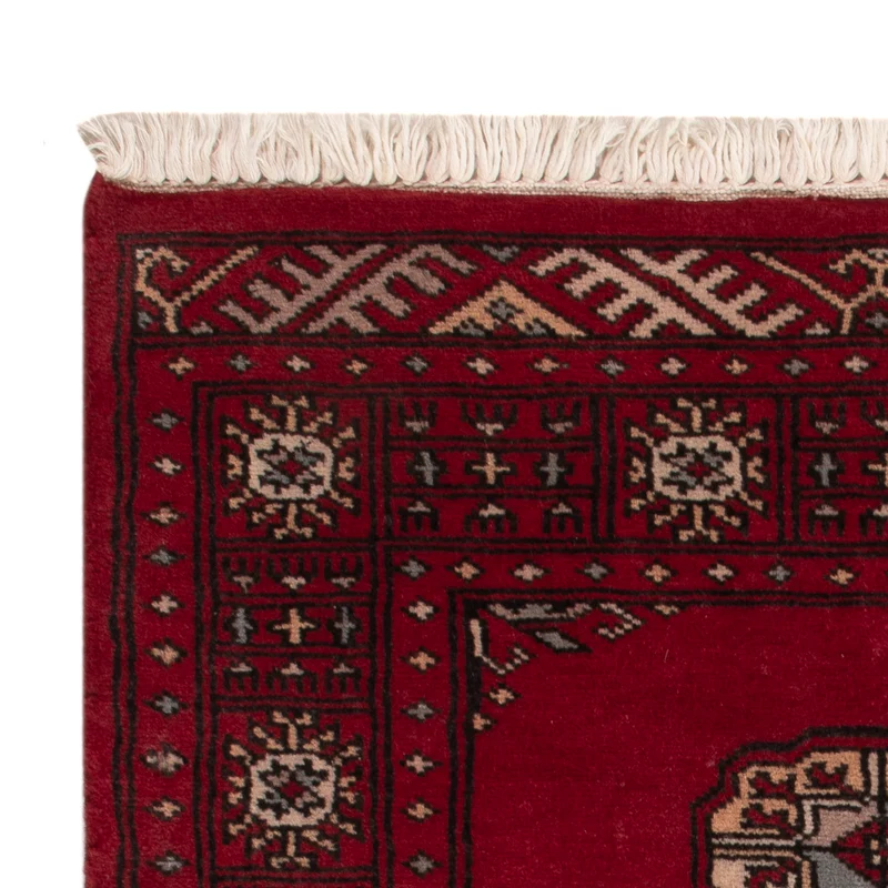 Pakistan Teppich 64x88cm - Orientteppich - rot