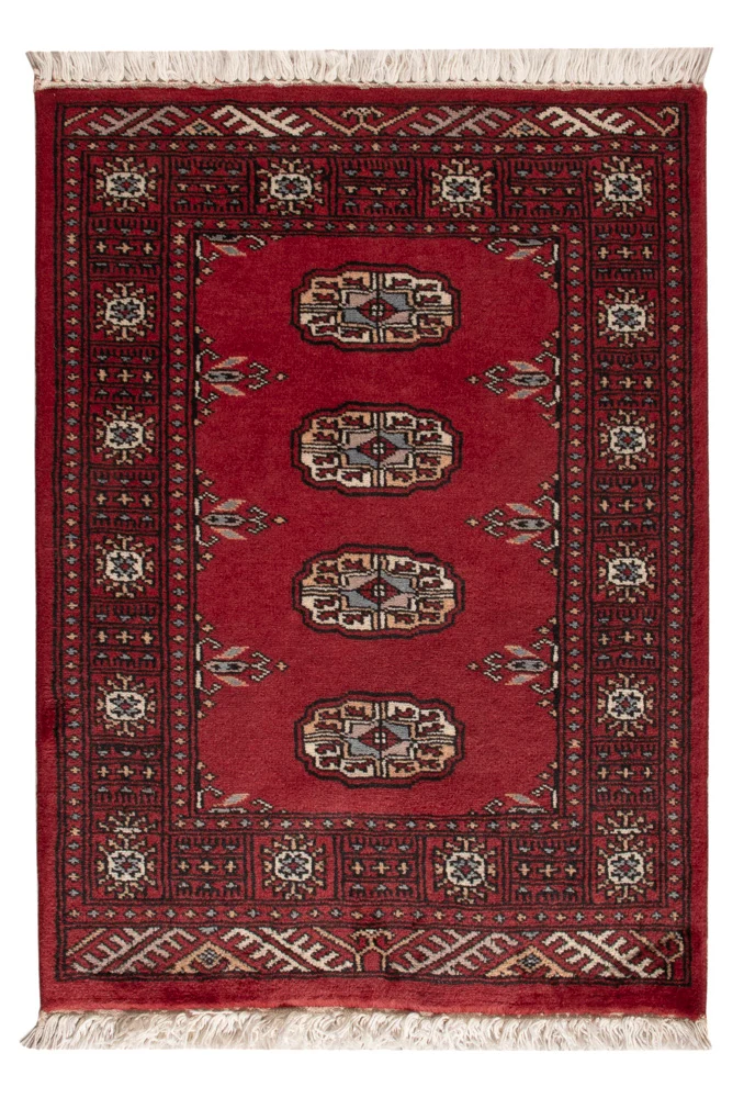 Pakistan Teppich 64x85cm - Orientteppich - rot