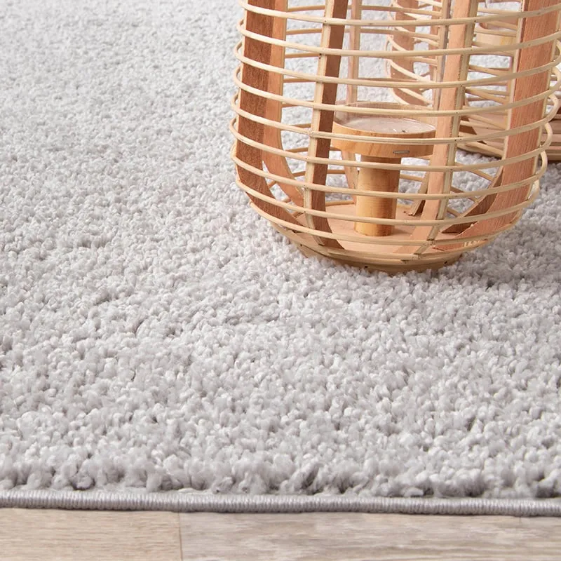 Teppich Hochflor - Lofty Hellgrau