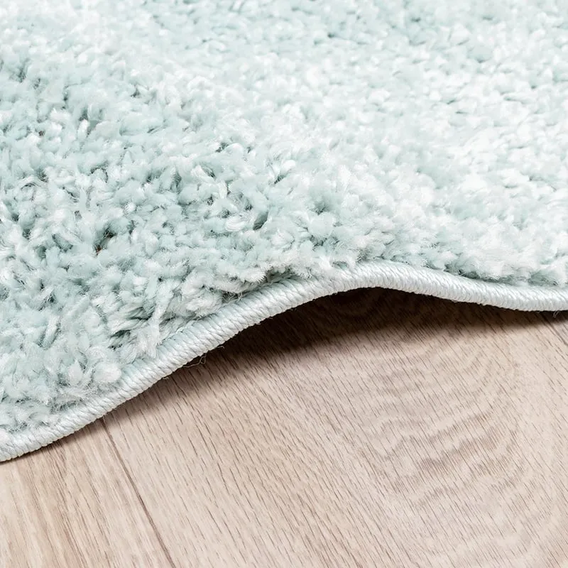 Teppich Hochflor - Lofty Hellblau Türkis