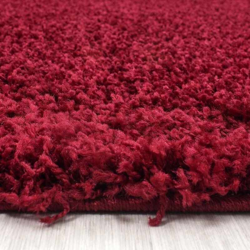 Hochflor Teppich - Life Rot