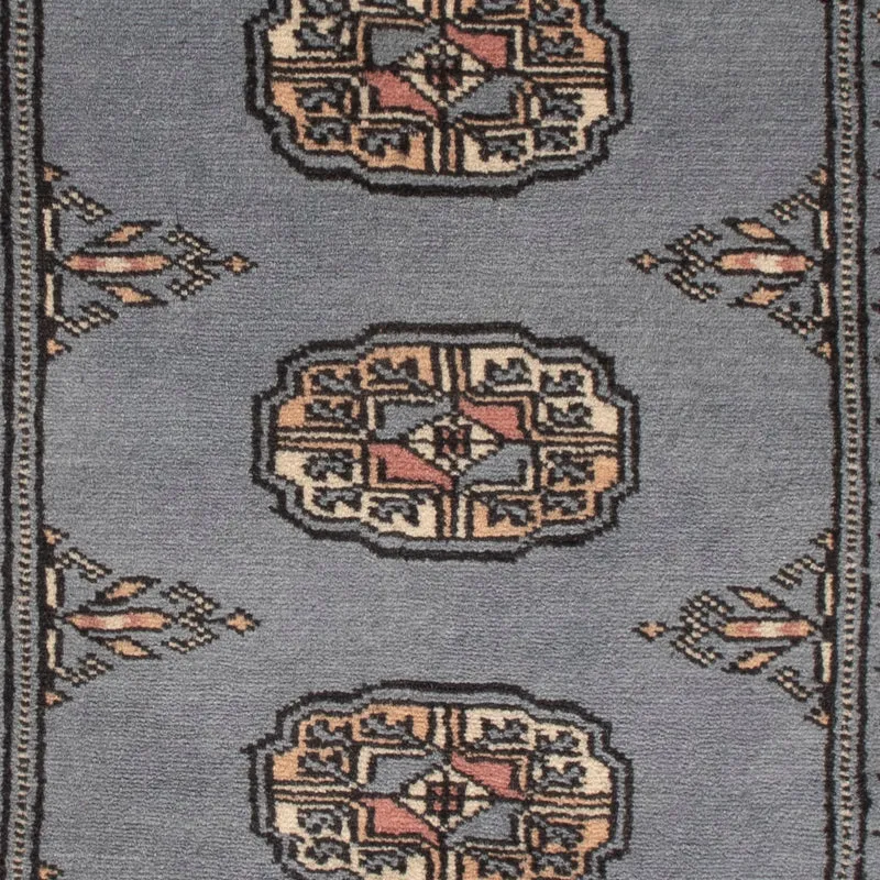 Pakistan Teppich 61x99cm - Orientteppich - hellblau
