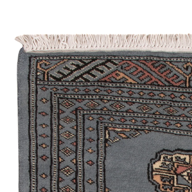 Pakistan Teppich 61x99cm - Orientteppich - hellblau