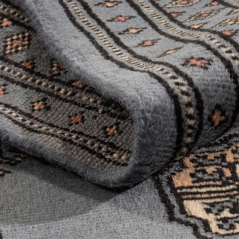 Pakistan Teppich 61x99cm - Orientteppich - hellblau
