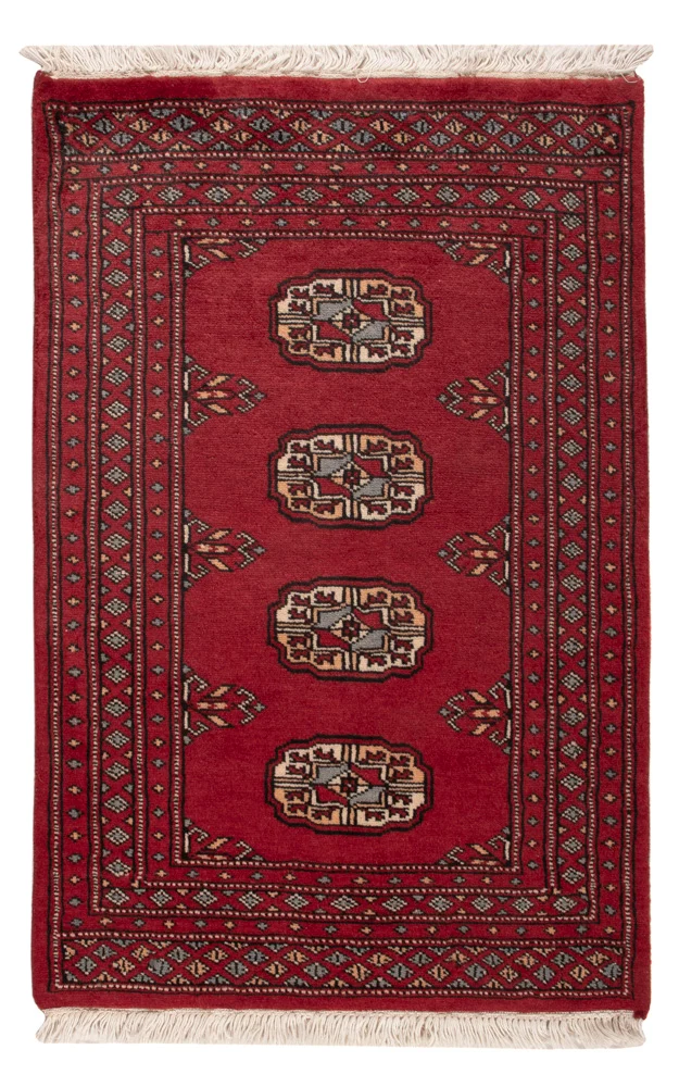 Pakistan Teppich 61x99cm - Orientteppich - rot