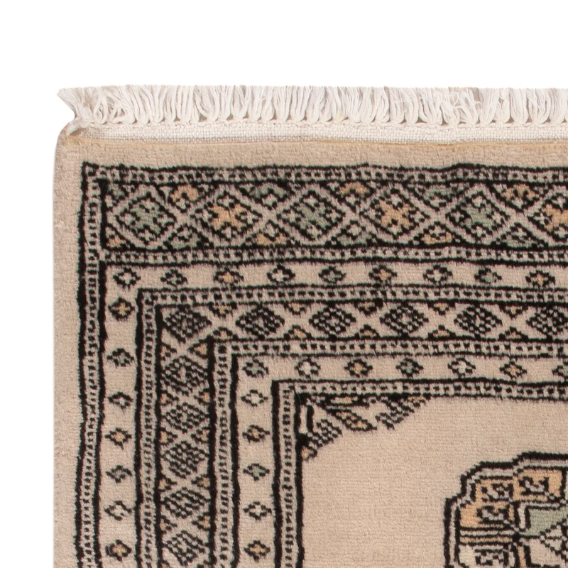 Pakistan Teppich 63x98cm - Orientteppich - creme