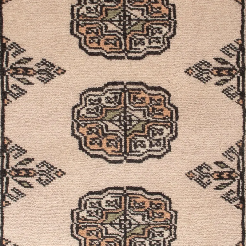 Pakistan Teppich 63x98cm - Orientteppich - creme