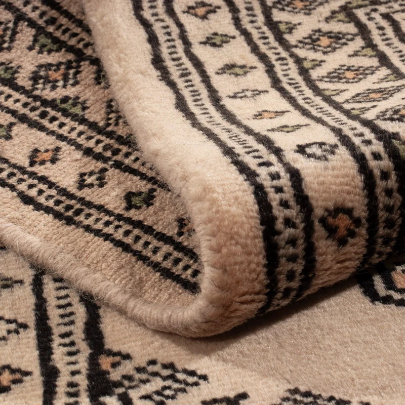 Pakistan Teppich 63x98cm - Orientteppich - creme