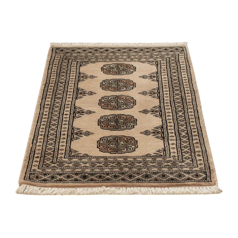 Pakistan Teppich 63x98cm - Orientteppich - creme