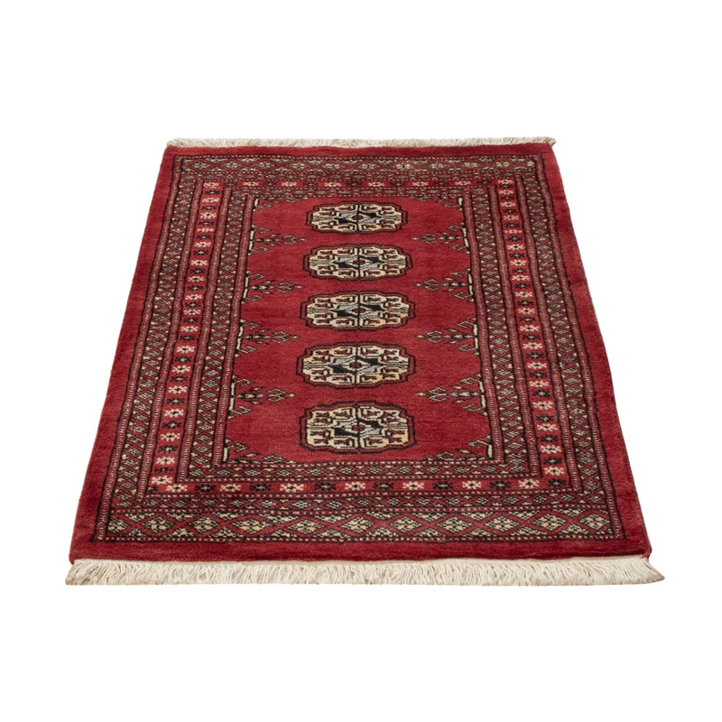 Pakistan Teppich 63x98cm - Orientteppich - rot