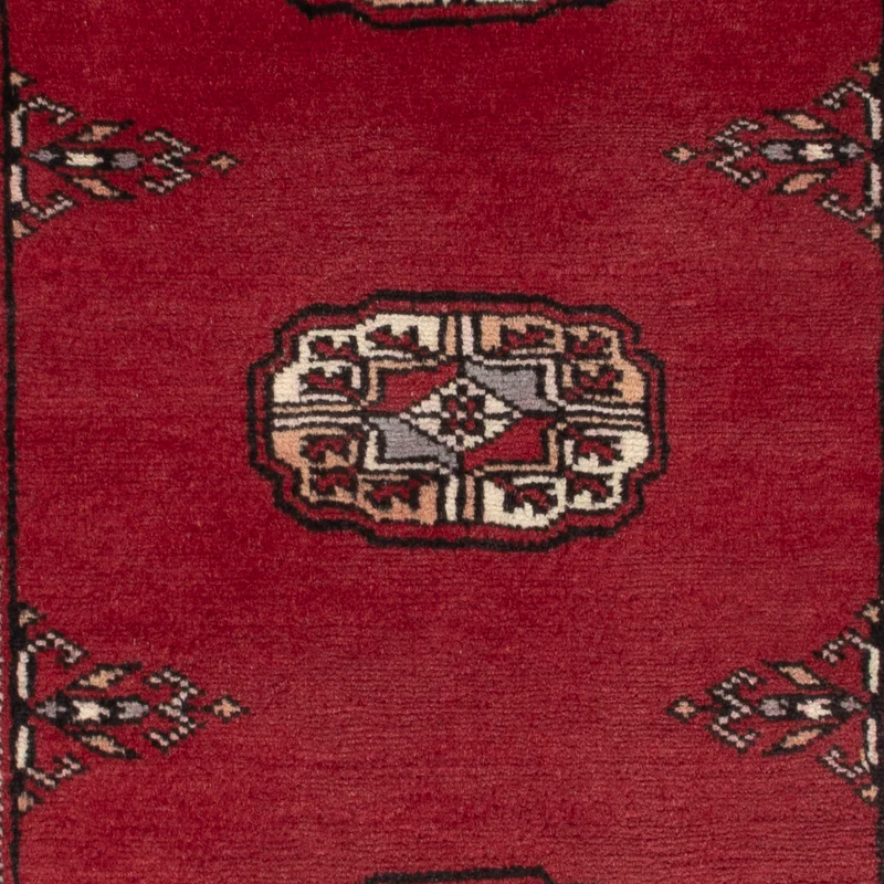 Pakistan Teppich 64x94cm - Orientteppich - rot