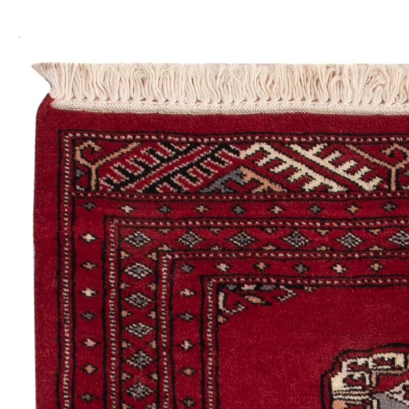 Pakistan Teppich 64x94cm - Orientteppich - rot