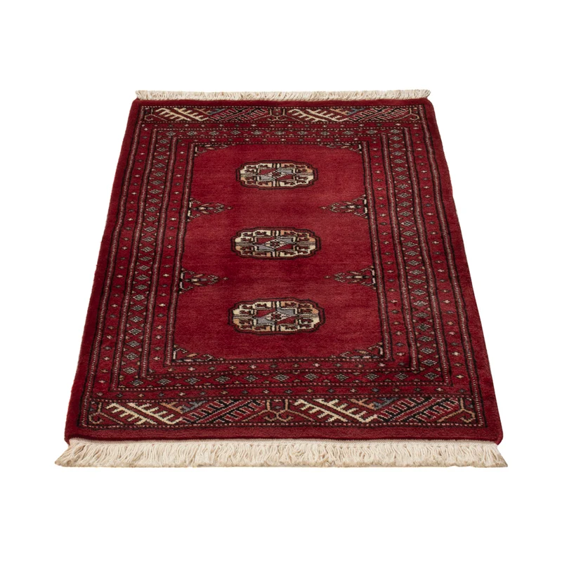 Pakistan Teppich 64x94cm - Orientteppich - rot