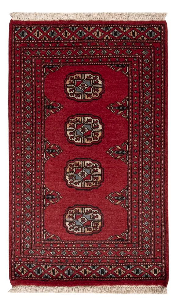 Pakistan Teppich 62x99cm - Orientteppich - rot