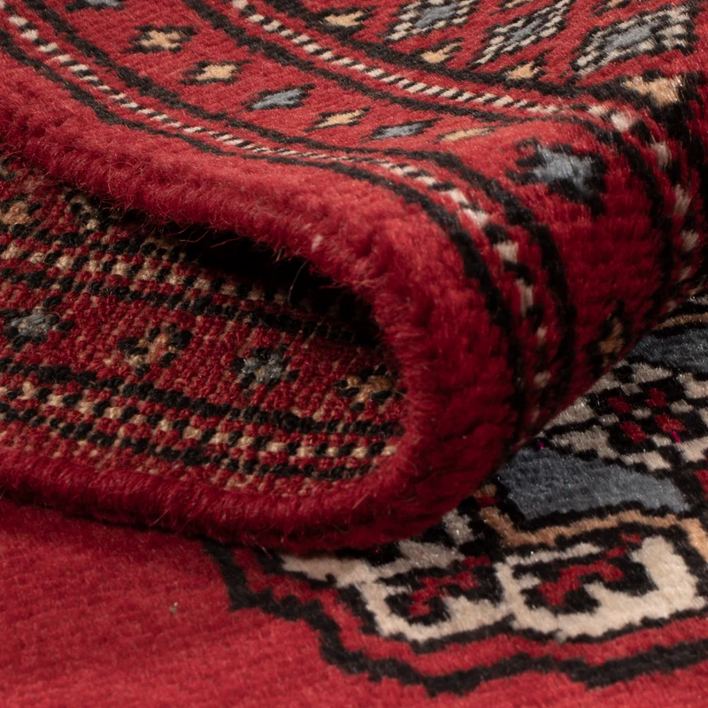 Pakistan Teppich 62x99cm - Orientteppich - rot