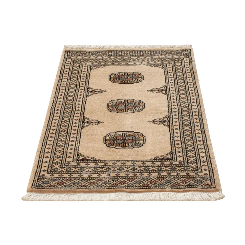 Pakistan Teppich 60x96cm - Orientteppich - creme