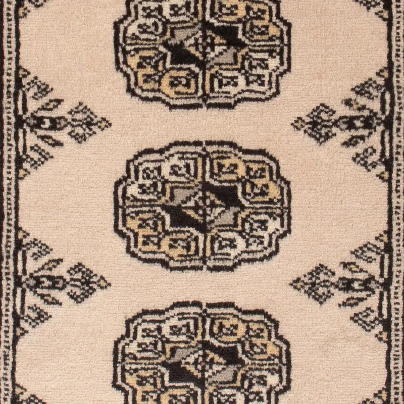 Pakistan Teppich 62x94cm - Orientteppich - creme
