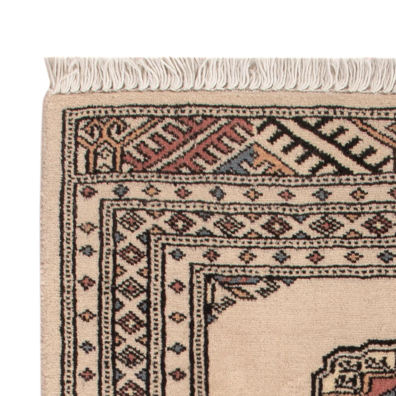 Pakistan Teppich 63x92cm - Orientteppich - creme