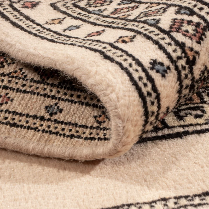 Pakistan Teppich 63x92cm - Orientteppich - creme