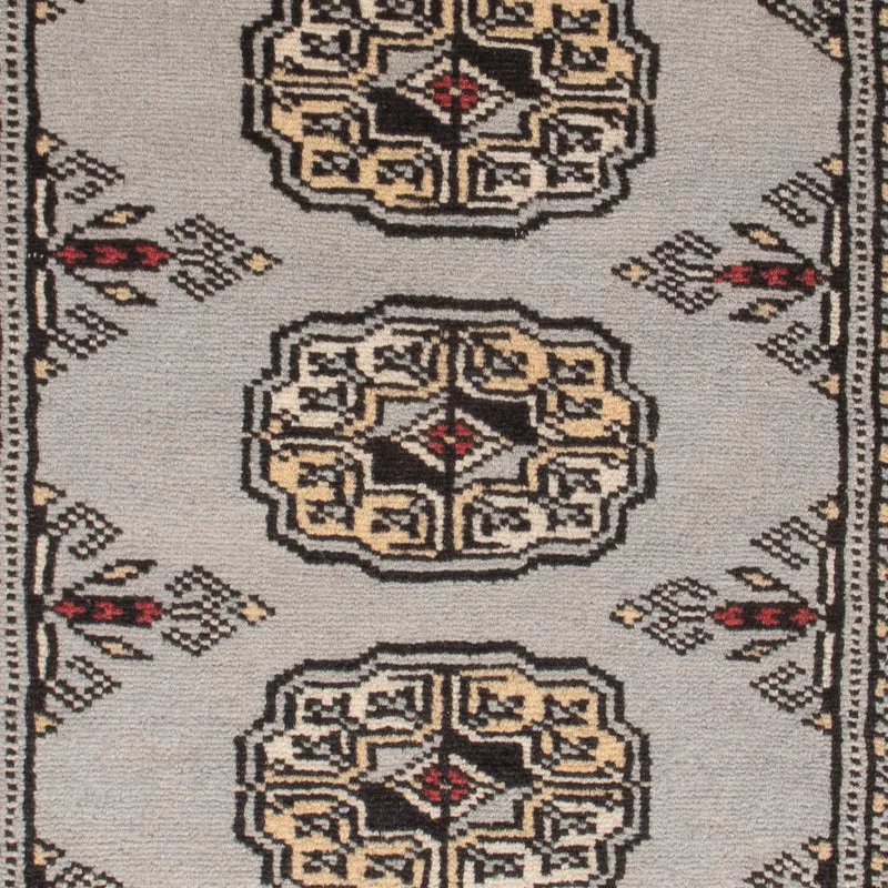 Pakistan Teppich 61x92cm - Orientteppich - grau