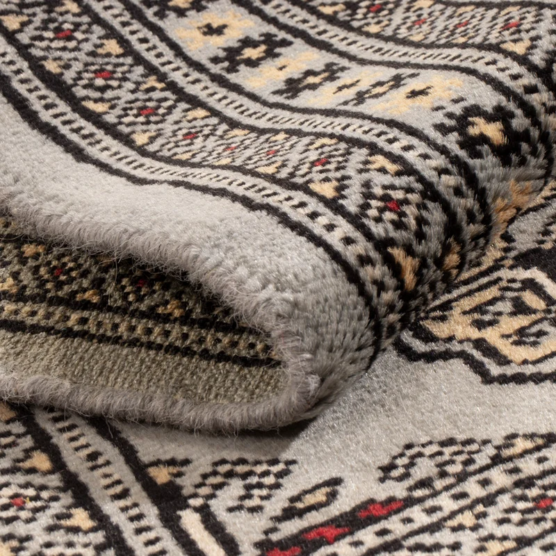 Pakistan Teppich 61x92cm - Orientteppich - grau