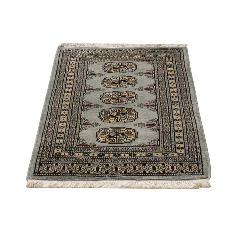 Pakistan Teppich 61x92cm - Orientteppich - grau