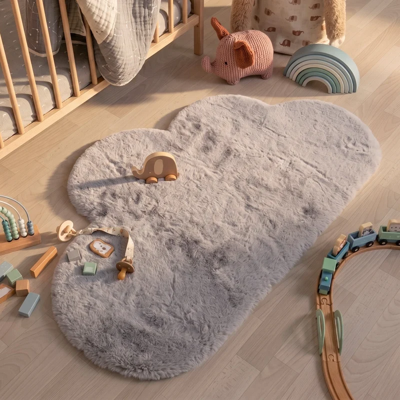 Kinderteppich - Huggy Wolke Grau
